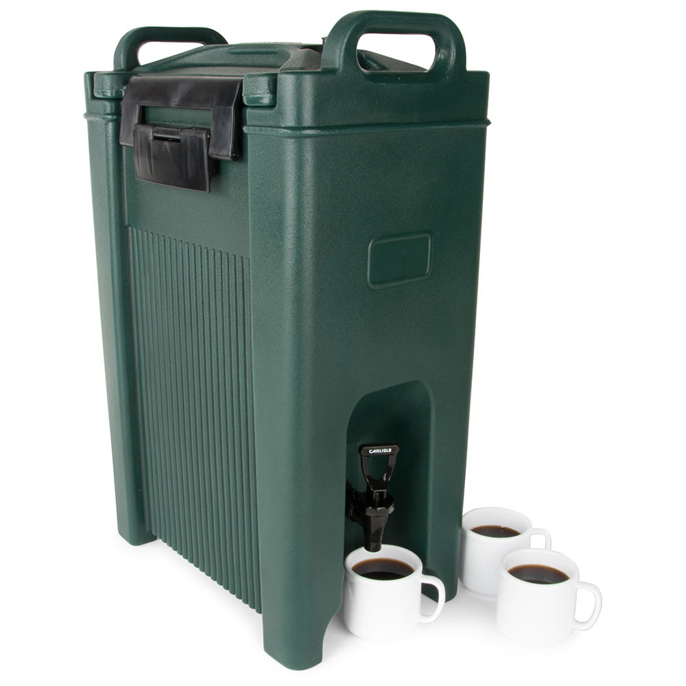028-XT500008 5 gal Cateraide™ Insulated Beverage Dispenser, Forest Green