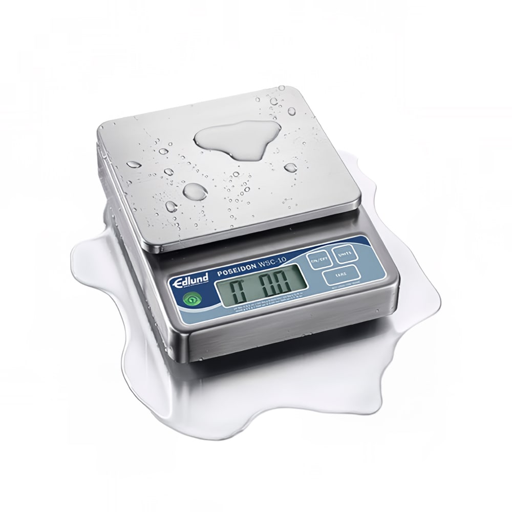 Taylor TE10SSW 10 lb. Waterproof Digital Portion Control Scale