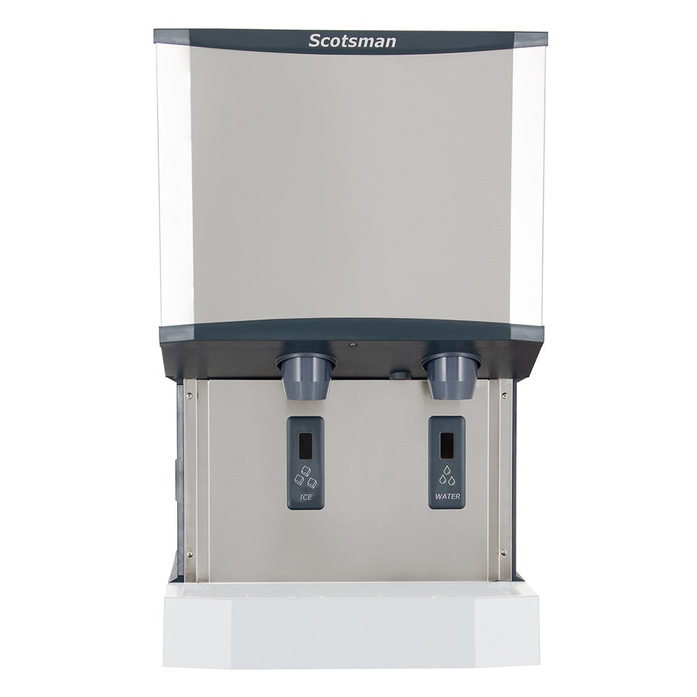 Scotsman HID540AW-1 500 lb Wall-Mount Water u0026 Nugget Ice Dispenser - 40 lb  Storage