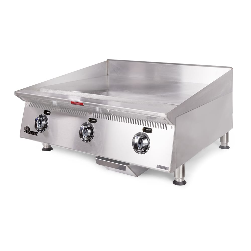 Equipex PSS-400/1 16 Electric Griddle w/ Thermostatic Controls - 1 Steel  Plate, 120v