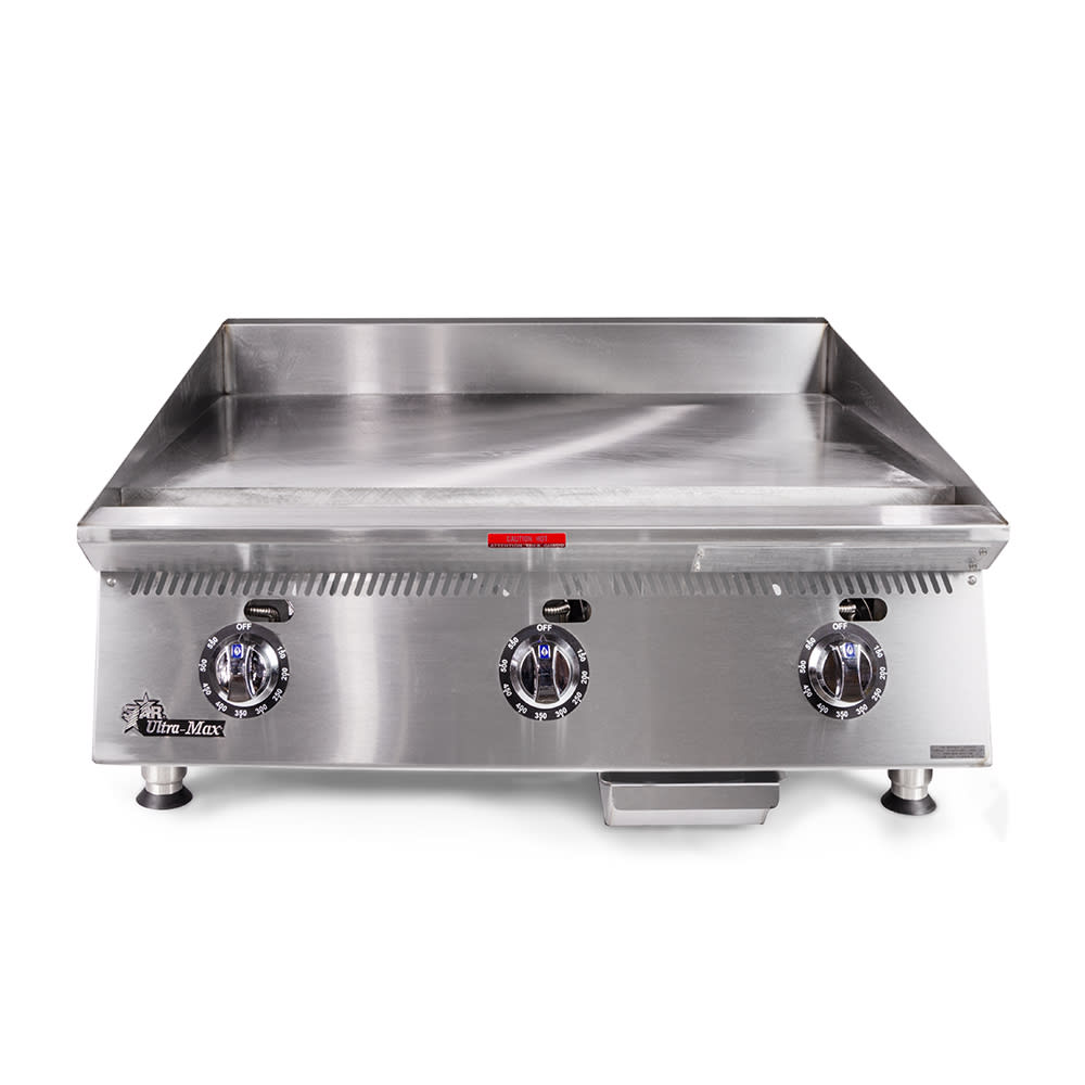 Star 836TA 36 Gas Griddle w Thermostatic Controls - 1 Steel Plate,  Natural Gas