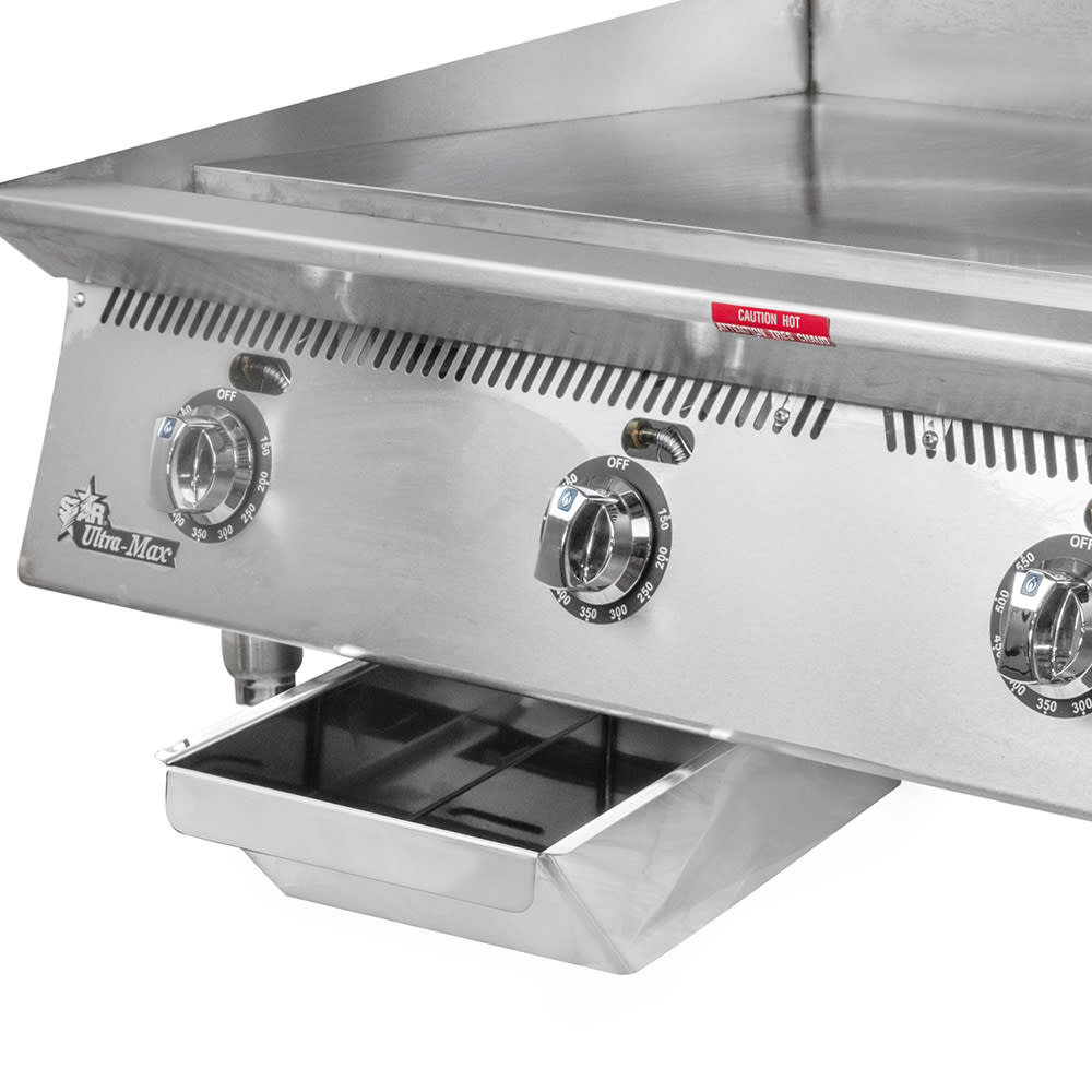 Star Manufacturing 860TA Flat Top Griddle w/ Thermostatic Controls, Natural  Gas