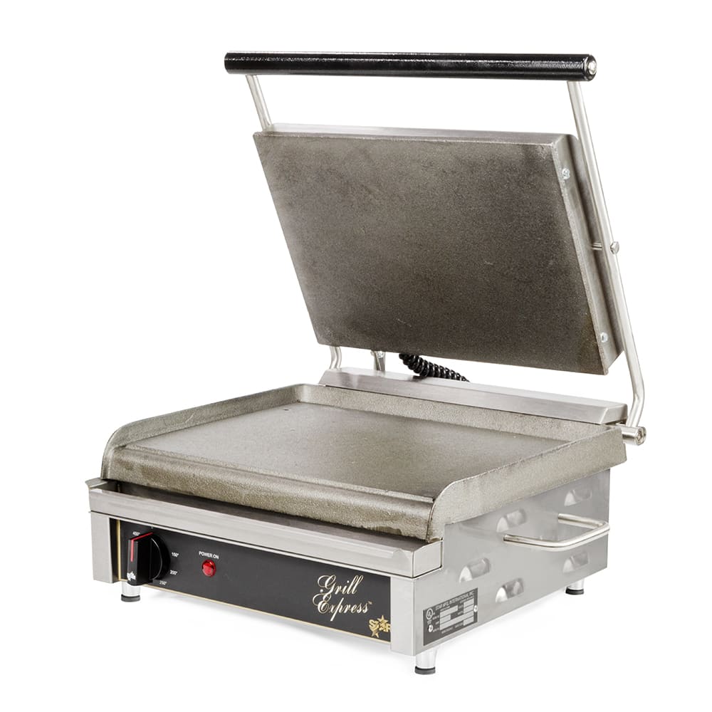 Grill Express GX14IS Sandwich Grill – 14″ Wide – Smooth Platens – 120V -  Star Manufacturing