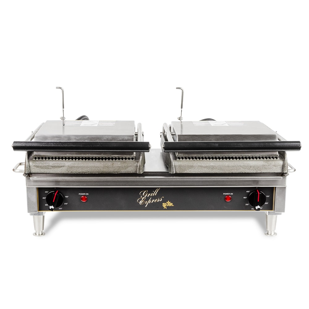 Grill Express GX10IS Sandwich Grill – 10″ Wide – Smooth Platens – 120V -  Star Manufacturing