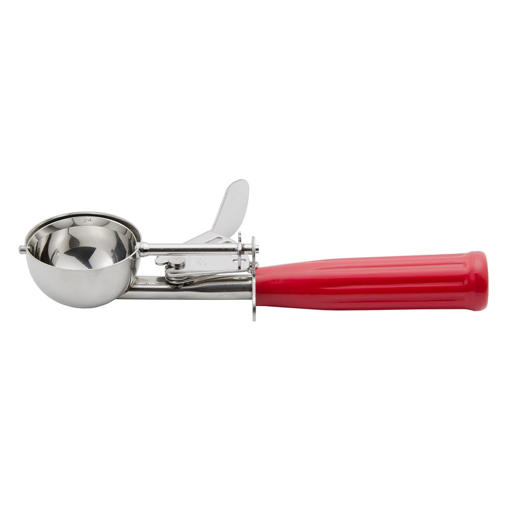 Winco ICD-24 Ice Cream Scoop 1 3/4 Ounce Size 24 Stainless Steel - Red —  Prime Ticket Inc.