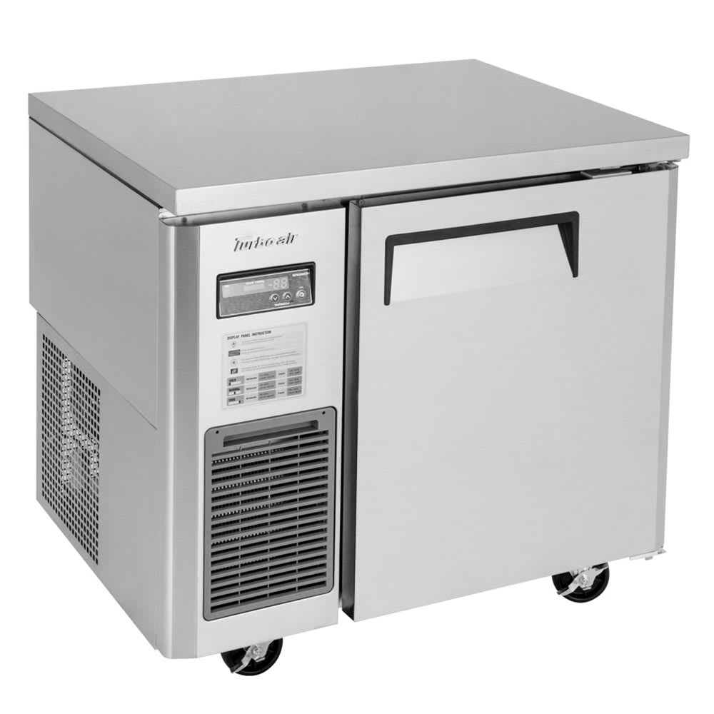 6.3 cu ft Under Counter Freezer 27 Stainless Steel Commercial Freezer  Single One Door TUC27F
