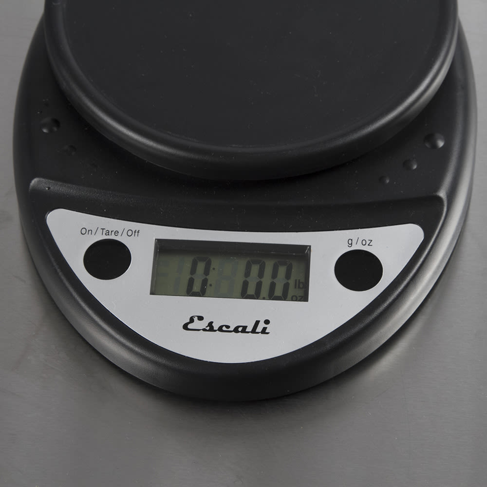 San Jamar SCDLB11 Escali 11 lb Dial Scale w/ Removable Bowl - 6 x 6,  Stainless