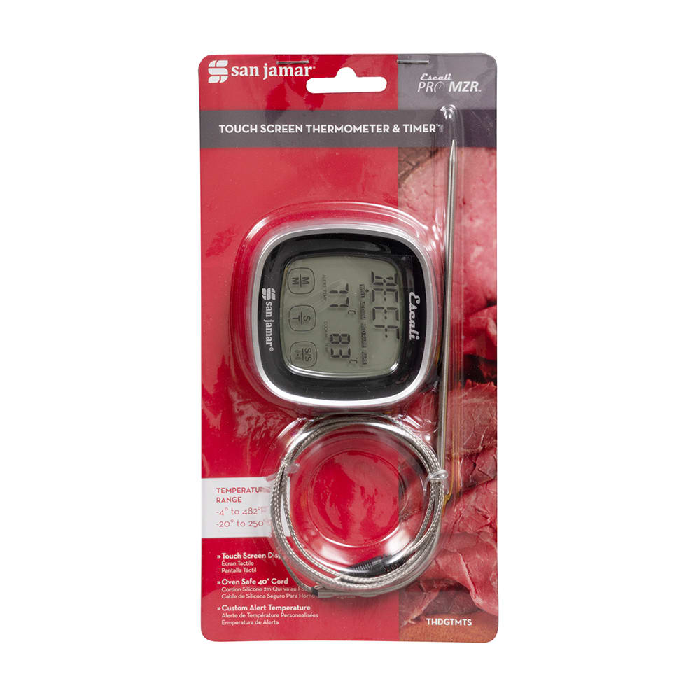 Escali Touch Screen Digital Thermometer and Timer with Probe