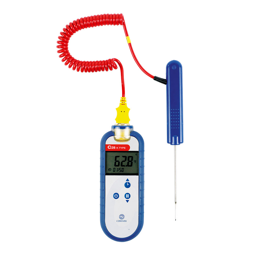 113-C28KIT Waterproof Thermocouple, Digital, Hand-Held, Penetration Probe