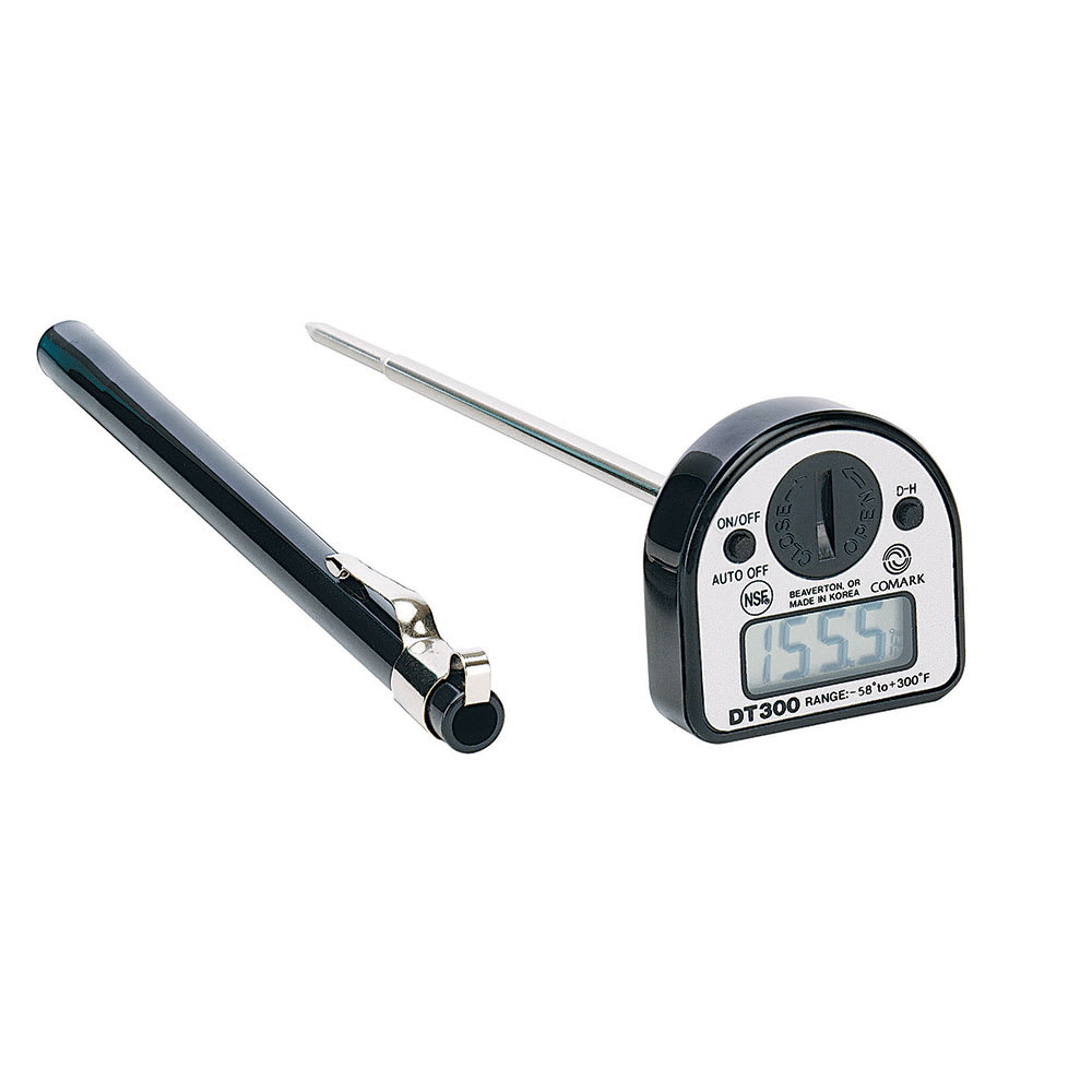 113-DT300 Digital Pocket Thermometer w/ 5" Stem, -58 to 300 Degrees F