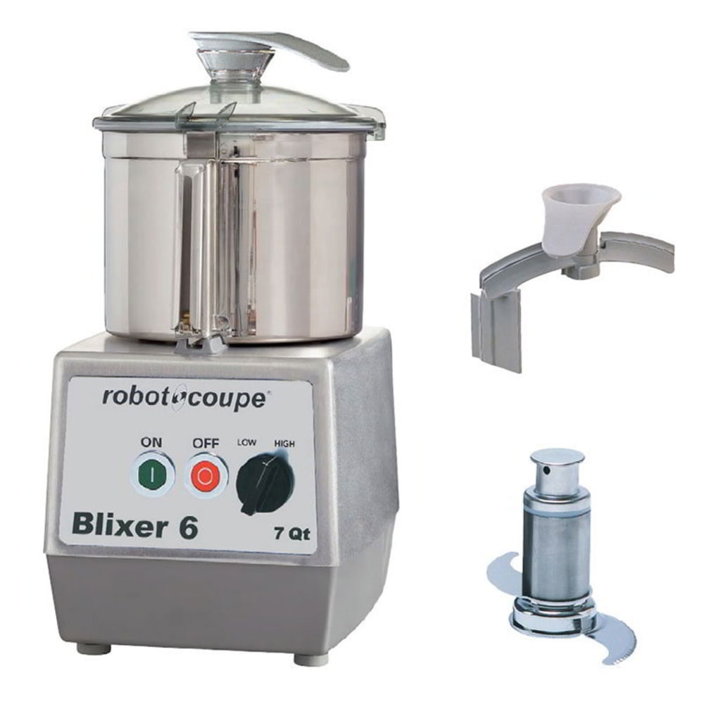 126-BLIXER6 Vertical Commercial Blender Mixer w/ 7 qt Capacity & 2 Speeds