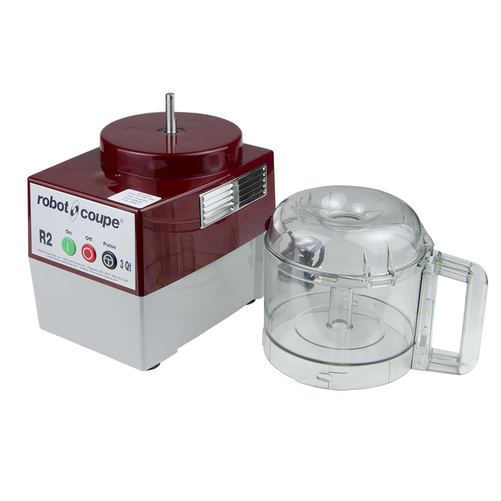 Robot Coupe R2UB 3 Qt. / 3 Liter Stainless Steel Batch Bowl Food Processor  - 1 hp