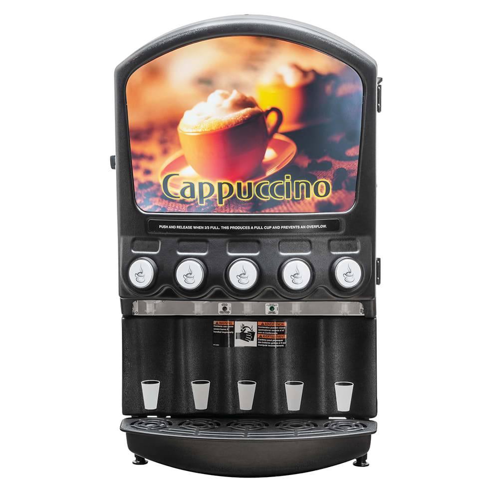 Grindmaster PIC5 5 Flavor Hot Chocolate/Cappuccino Dispenser w/ (5