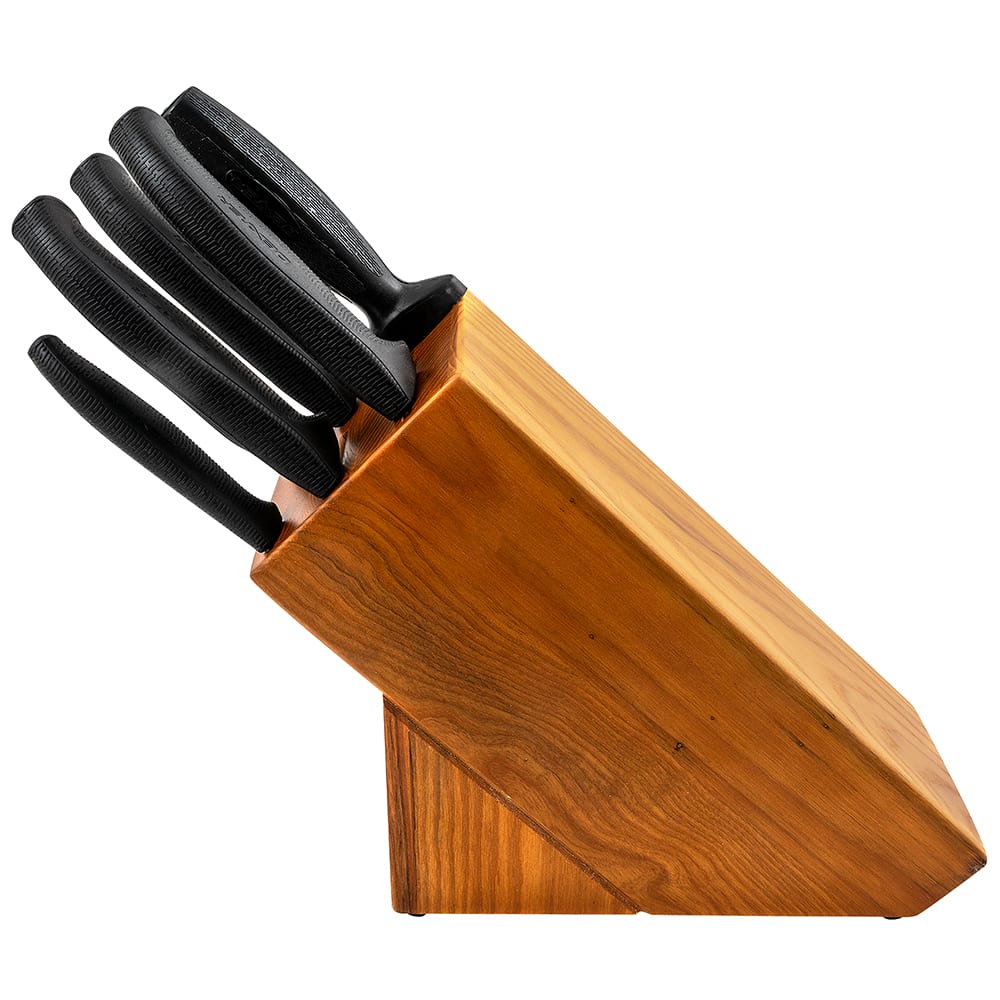 Victorinox - Swiss Army 5.2030.12-X4 6 Piece Steak Knife Set w/ Serrated  Spear Tips, Rosewood Handles