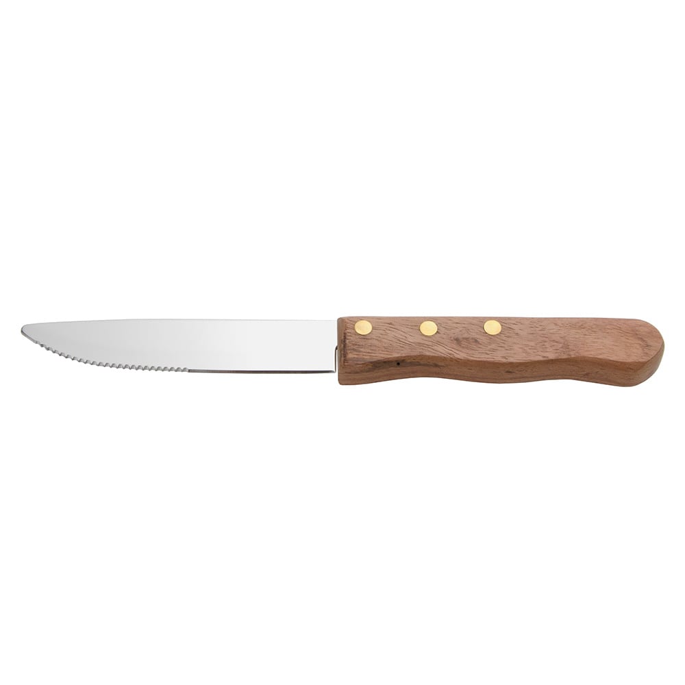Rockport Steak Knife Set  Set of 4 Stainless Steel Rosewood Handle Knife  Set