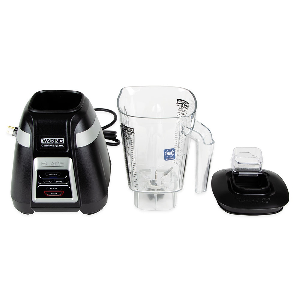 Waring Commercial Blade Series 1 HP Blender with Electronic Touchpad  Controls and Stainless Steel Container