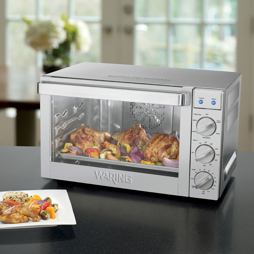 141-CO1600WR Countertop Convection Oven w/ 120-min Timer & 2-Wire Racks, 1.5-cu ft