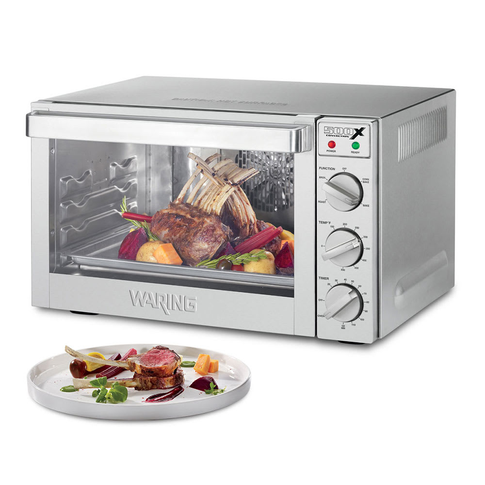 Waring Commercial WCO500X Half Size Pan Convection Oven, 120V, 5-15 Phase  Plug