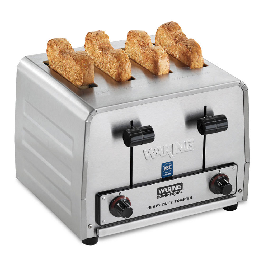 Waring WCT800 Slot Toaster w 4 Slice Capacity 1 1 8 W Product Opening 120v