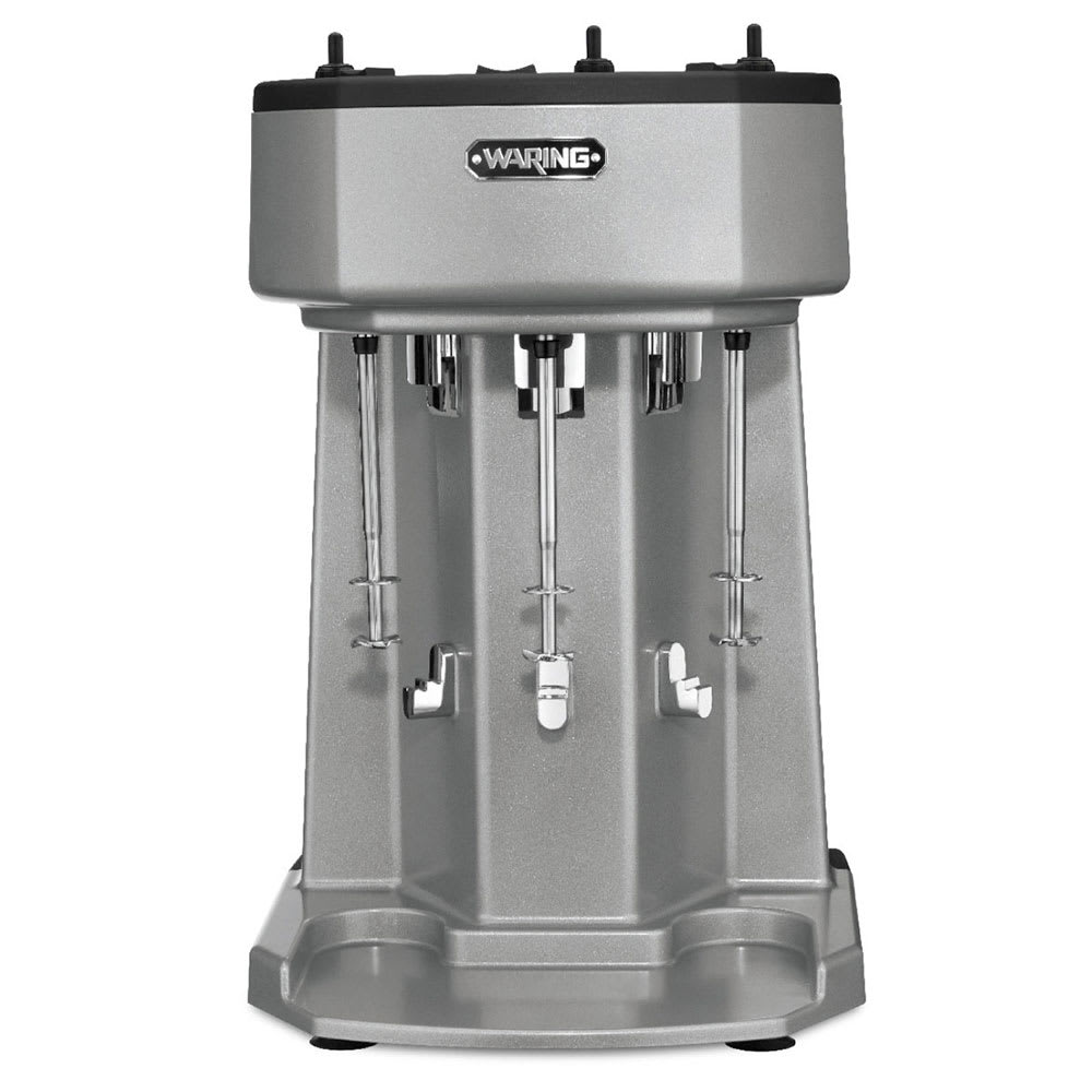 141-WDM360 Counter Mounted Drink Mixer w/ 3 Spindle & 3 Speed Motor, Stainless Cups, 120V