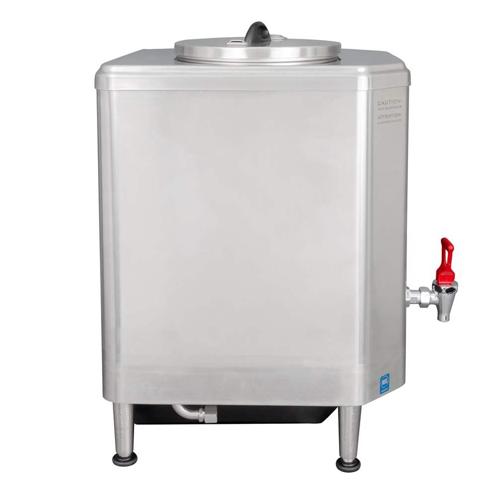 Waring Commercial Silver 160-Cup 10-Gal Hot Water Dispenser 120