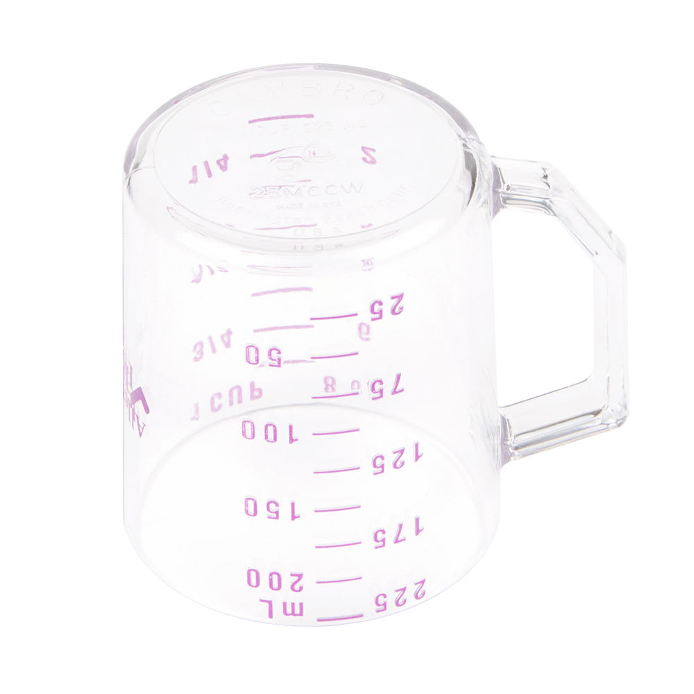 Cambro 4qt Clear Plastic Measuring Cups | 1UN/Unit, 1 Unit/Case