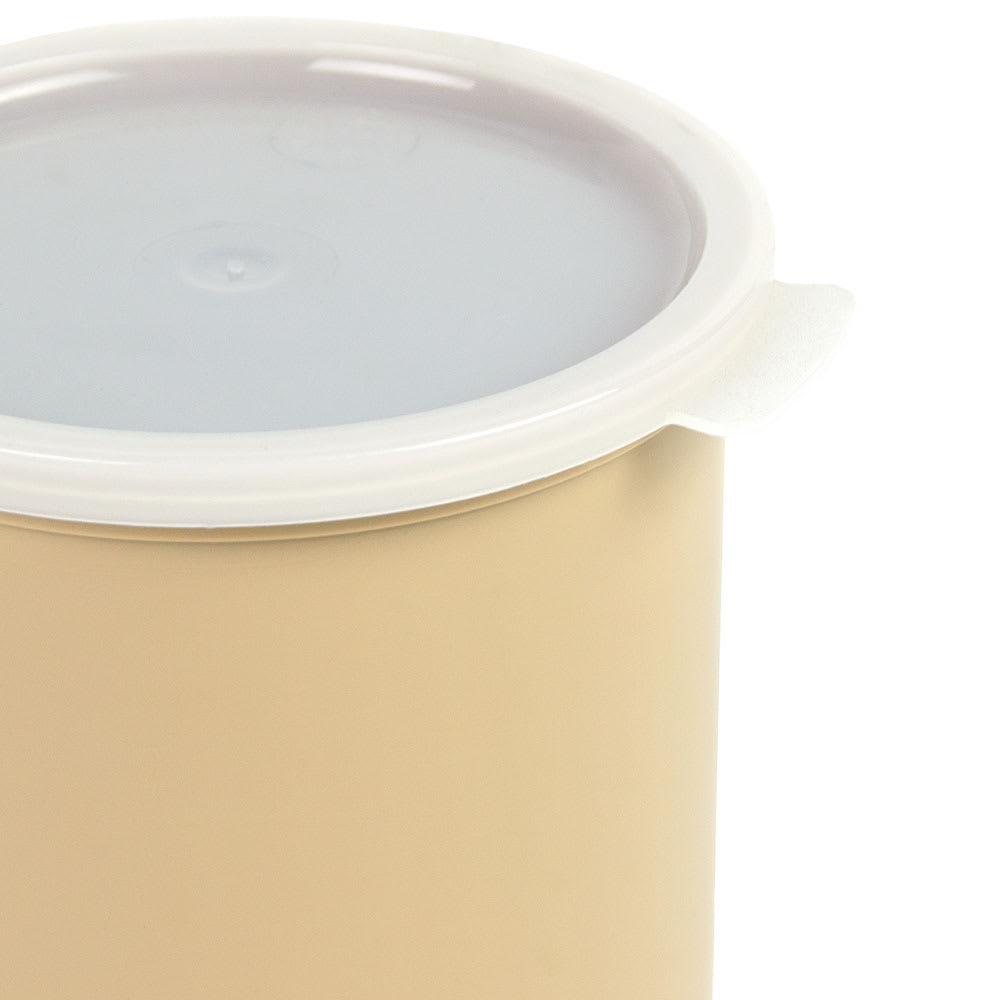 Cambro CP12133 Salad Crock With Lid 1-3/16 Quart Beige For Sale