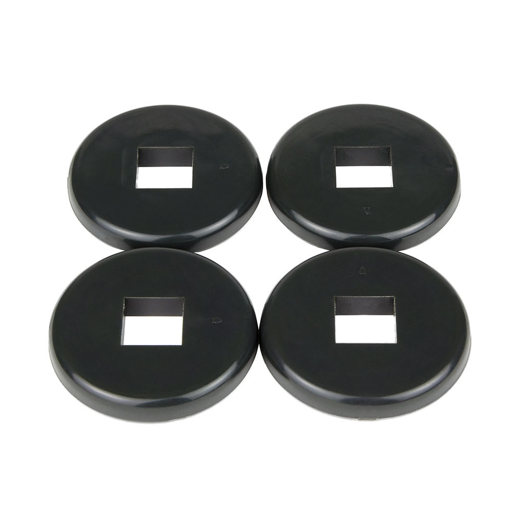 Cambro CSRDB 3 1/2" Doughnut Bumper Dark Gray