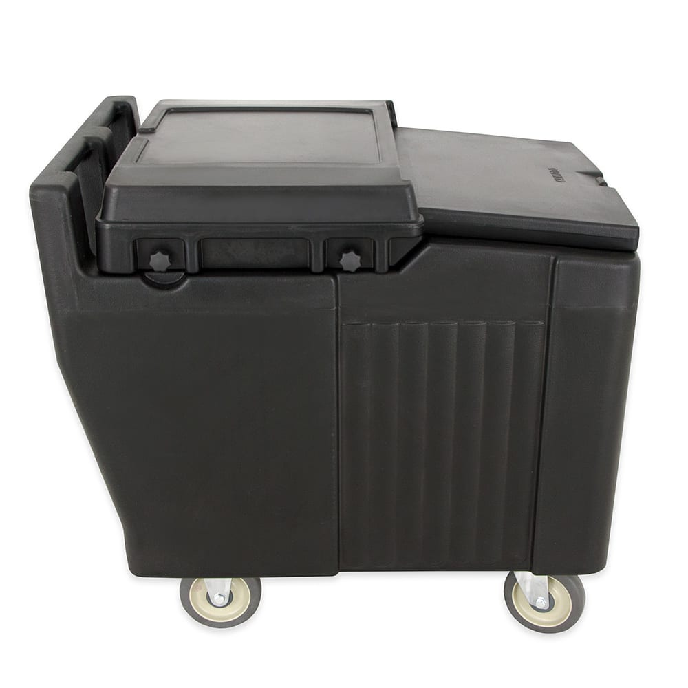 Cambro ICS125L110 125 lb Insulated Mobile Ice Caddy - Plastic, Black