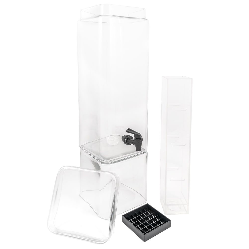Clear Plastic Drink Dispenser 3 gallon | gotyacoveredlinens