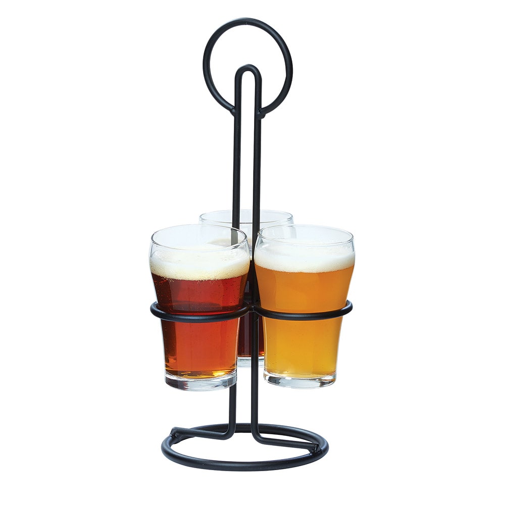 Cal-Mil 3366-13 3 Slot Tasting Glass Caddy