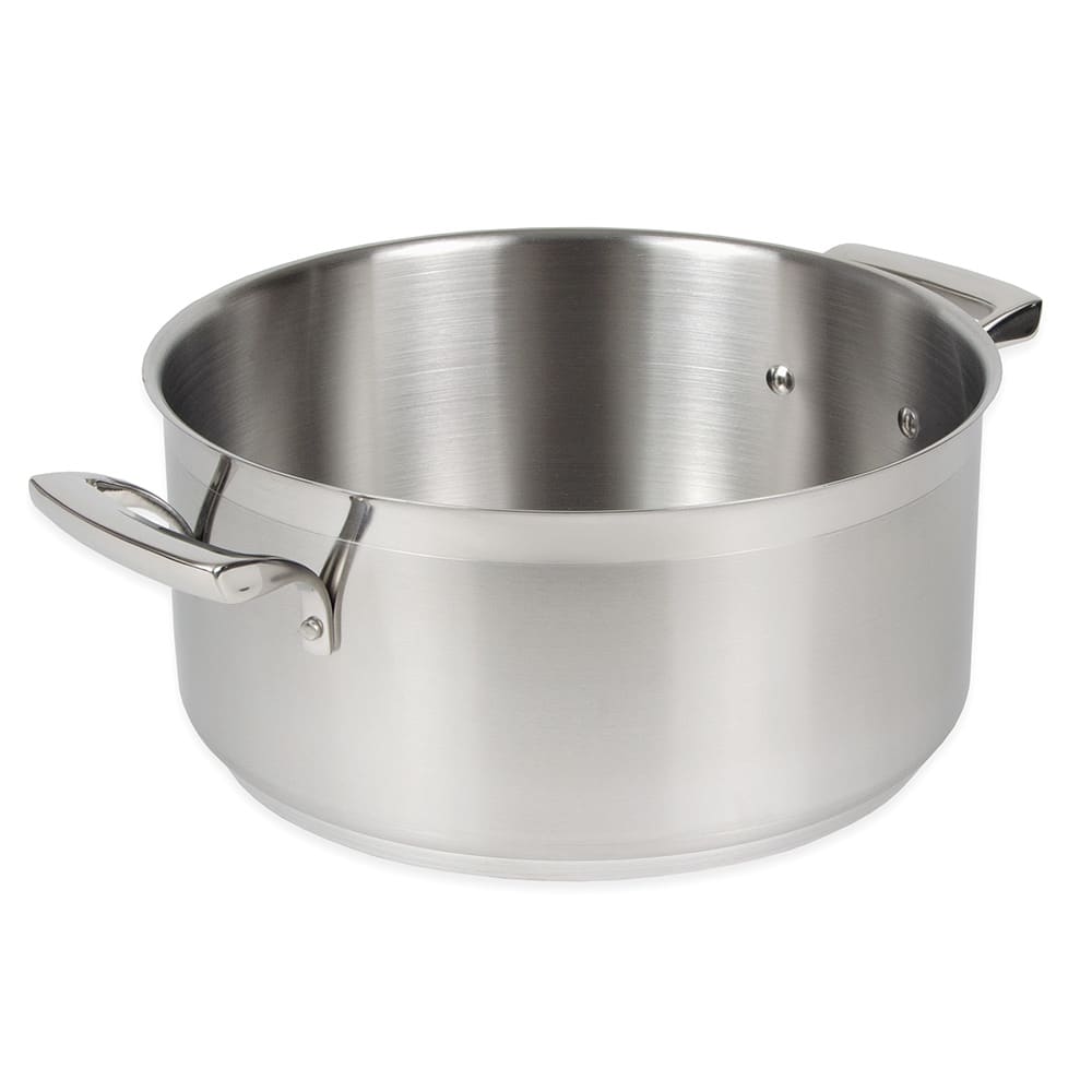 Winco SSLB-20 20 qt Stainless Steel Braising Pot