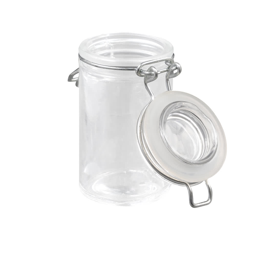 American Metalcraft PMC2 2 Oz Plastic Mini Cup with Lid