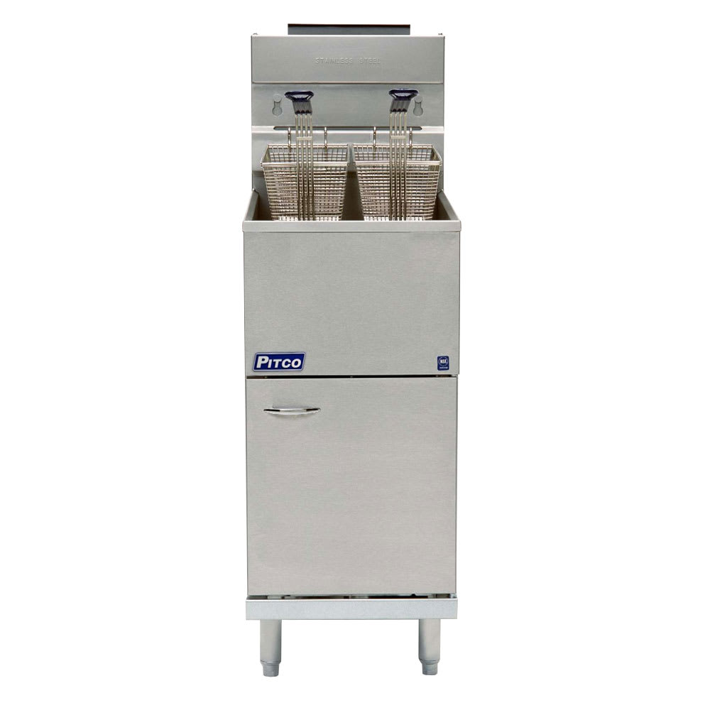169-45CSNG Gas Fryer - (1) 50 lb Vat, Floor Model, Natural Gas