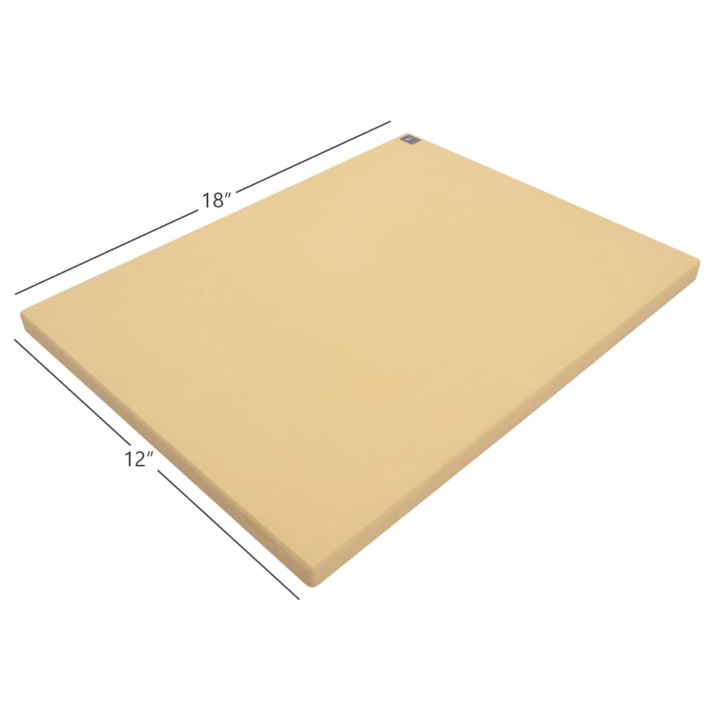 Commercial Plastic Cutting Board Set, NSF, 18 x 12 x 0.5 Inches, 6 MU