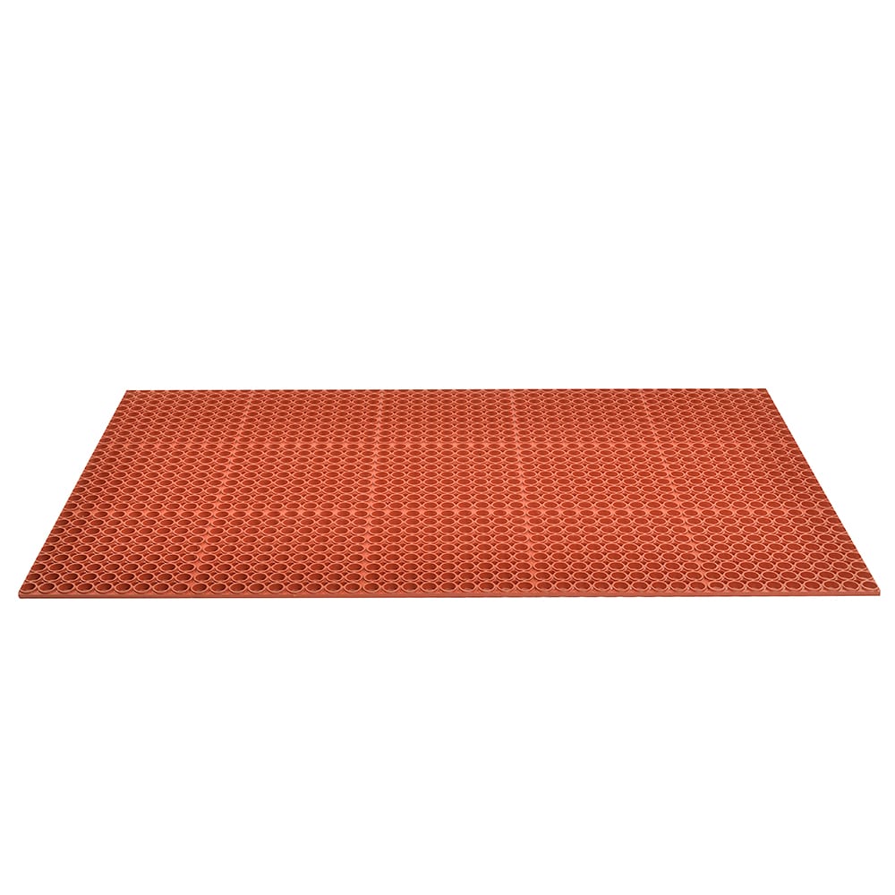 NoTrax T25S0035RD Apex Challenger Anti-Fatigue Floor Mat - 3' x 5', Rubber,  Red