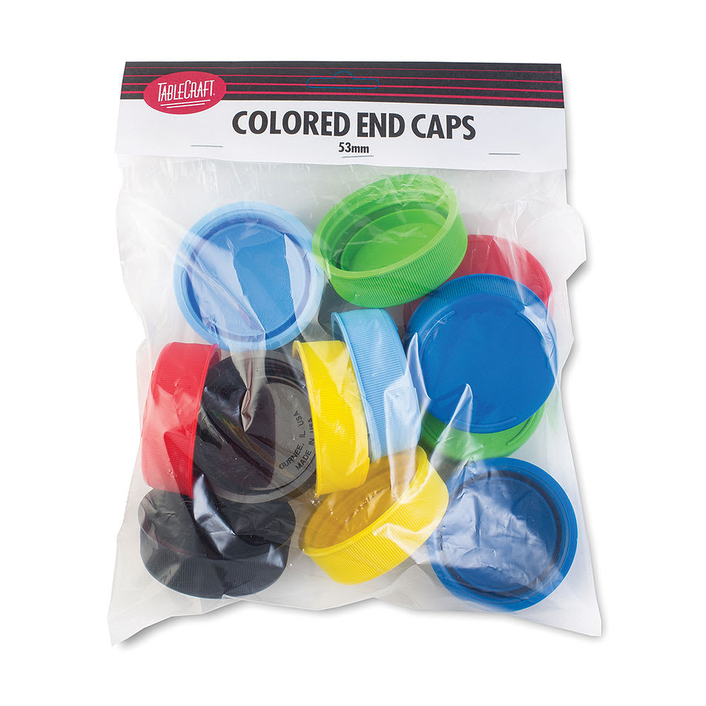 Tablecraft 53FCAPA Squeeze Bottle End Cap 53mm, Plastic