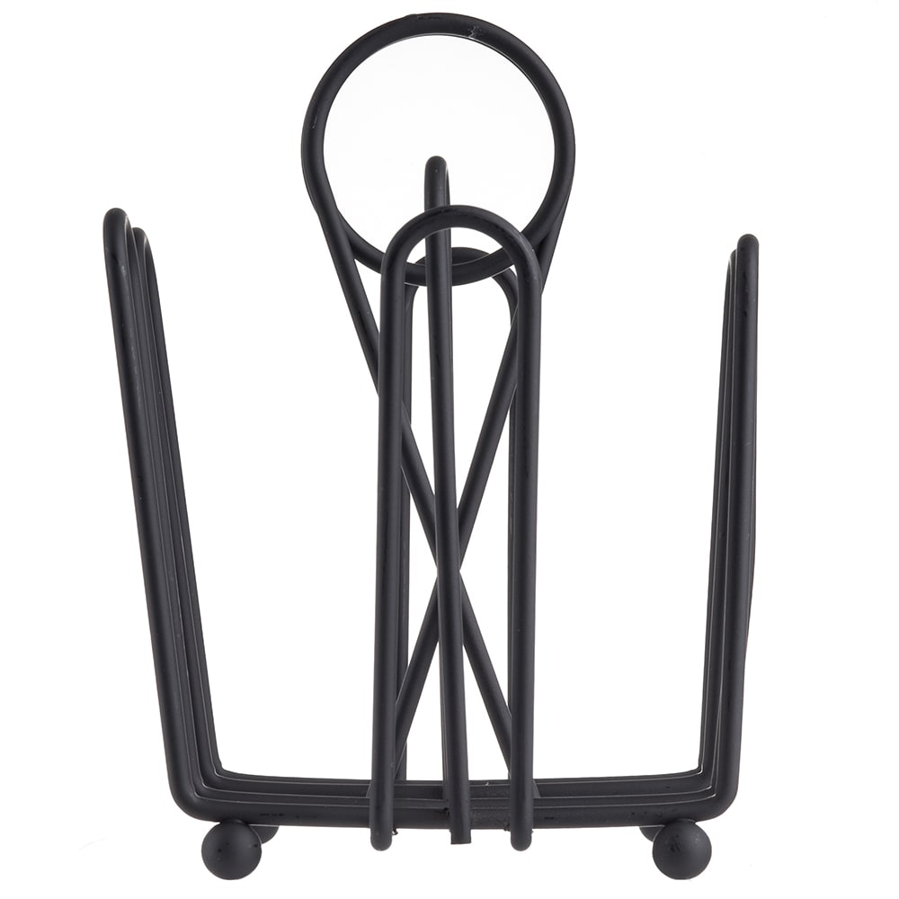 TableCraft Versa Condiment Rack, Steel, Black, 18.42 x 18.42 x 26.04 cm