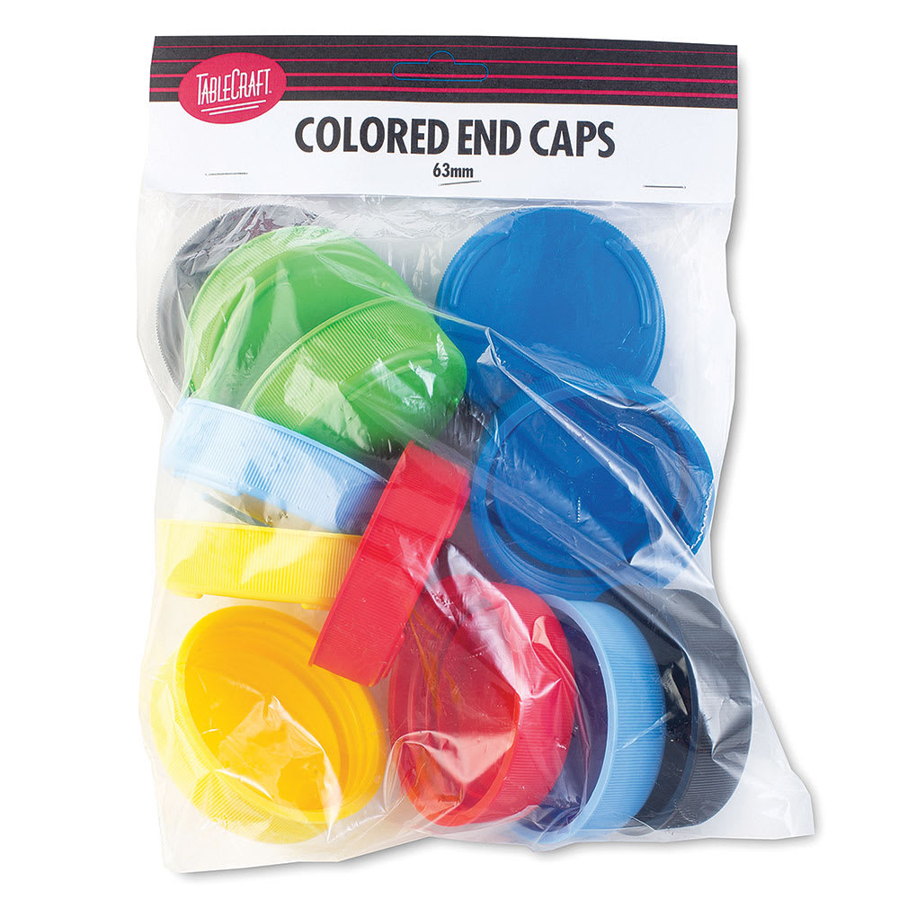 Tablecraft 63FCAPA Squeeze Bottle End Cap 63mm, Plastic