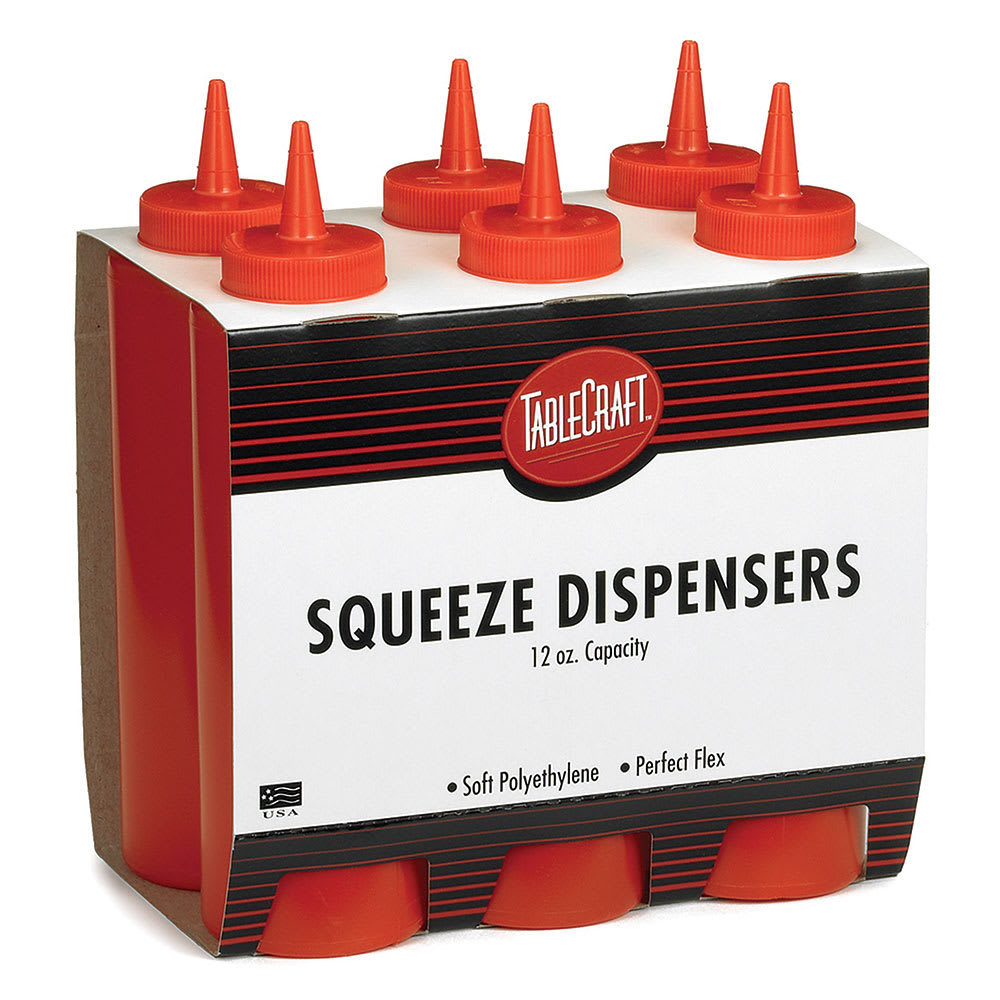 229-C112K Cash And Carry Squeeze Dispenser, 12-oz, Red