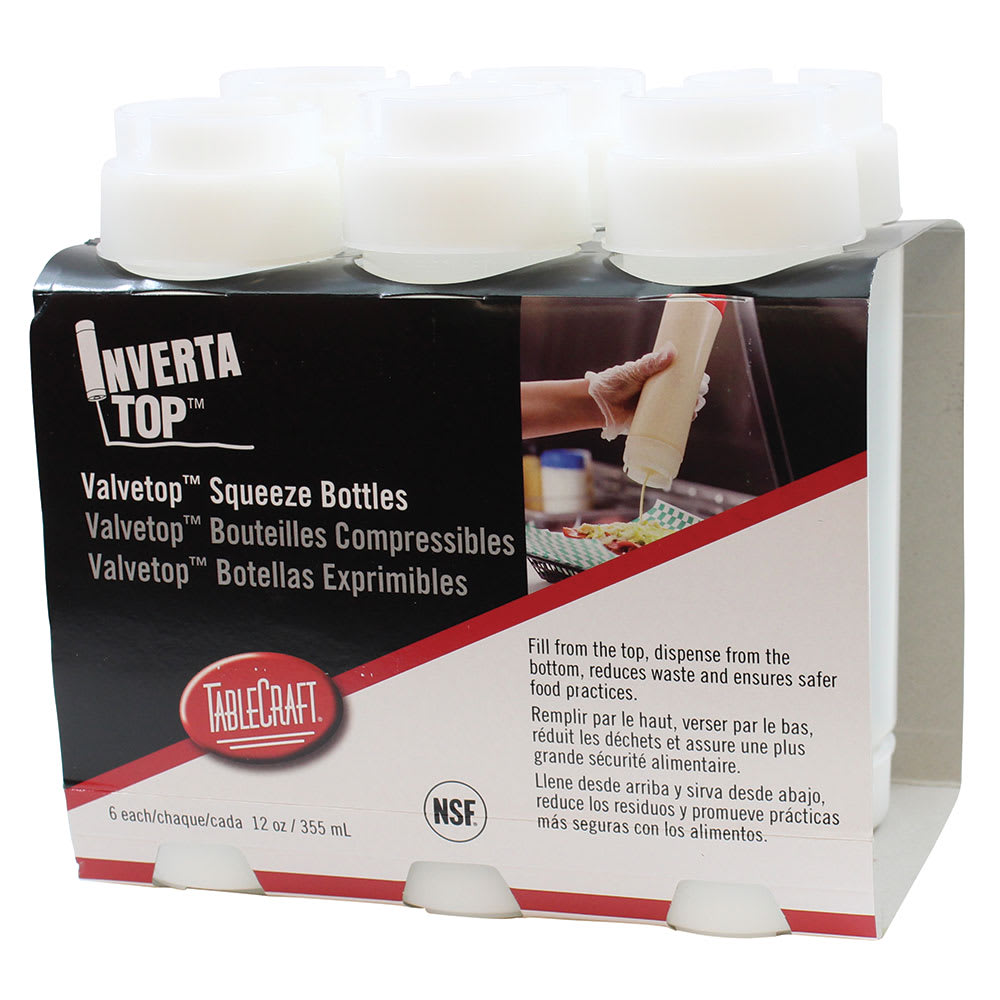 229-C16SV 16-oz INVERT A Top ValveTop Squeeze Dispenser, Natural