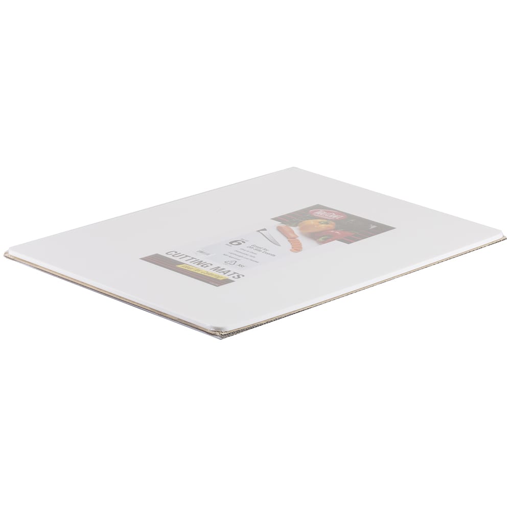 Tablecraft FCB1218A 18 x 12 Assorted Color Flexible Cutting Board - 6/Set