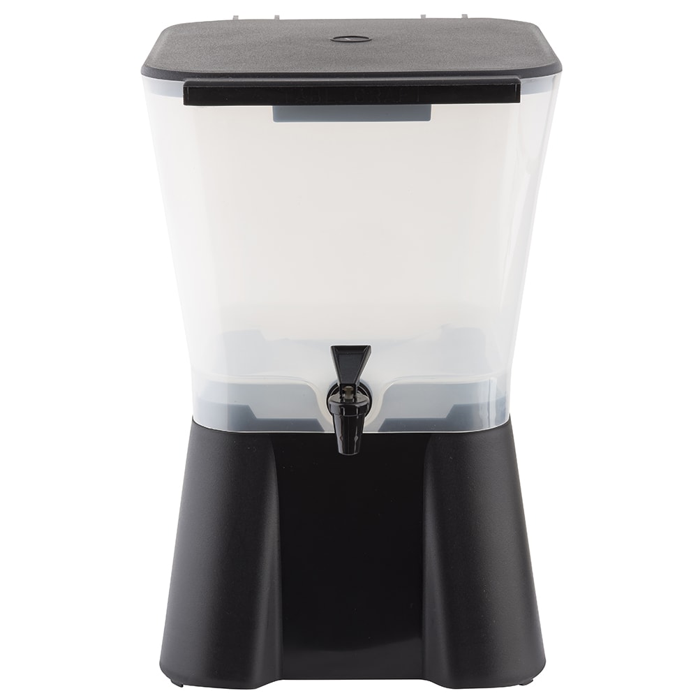 Tablecraft H953 3 gal Beverage Dispenser Plastic Container, Black Base
