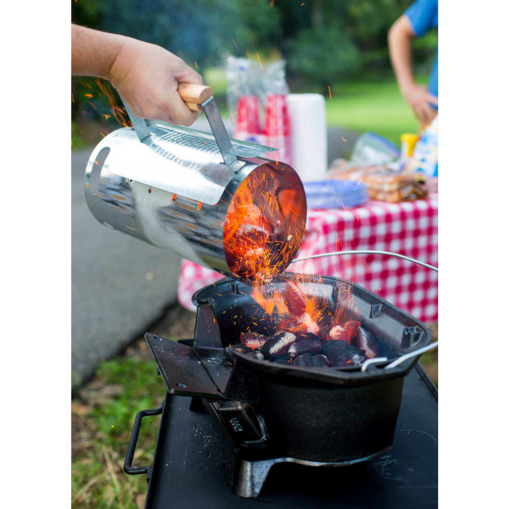 Lodge Cast Iron Camp Dutch Oven Chimney Starter, A5-1 