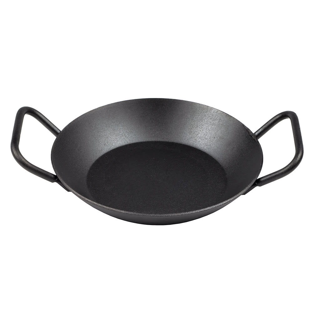 Lodge Cast Iron 8 Seasoned Carbon Steel Skillet with Loop Handles, CRS8DLH  