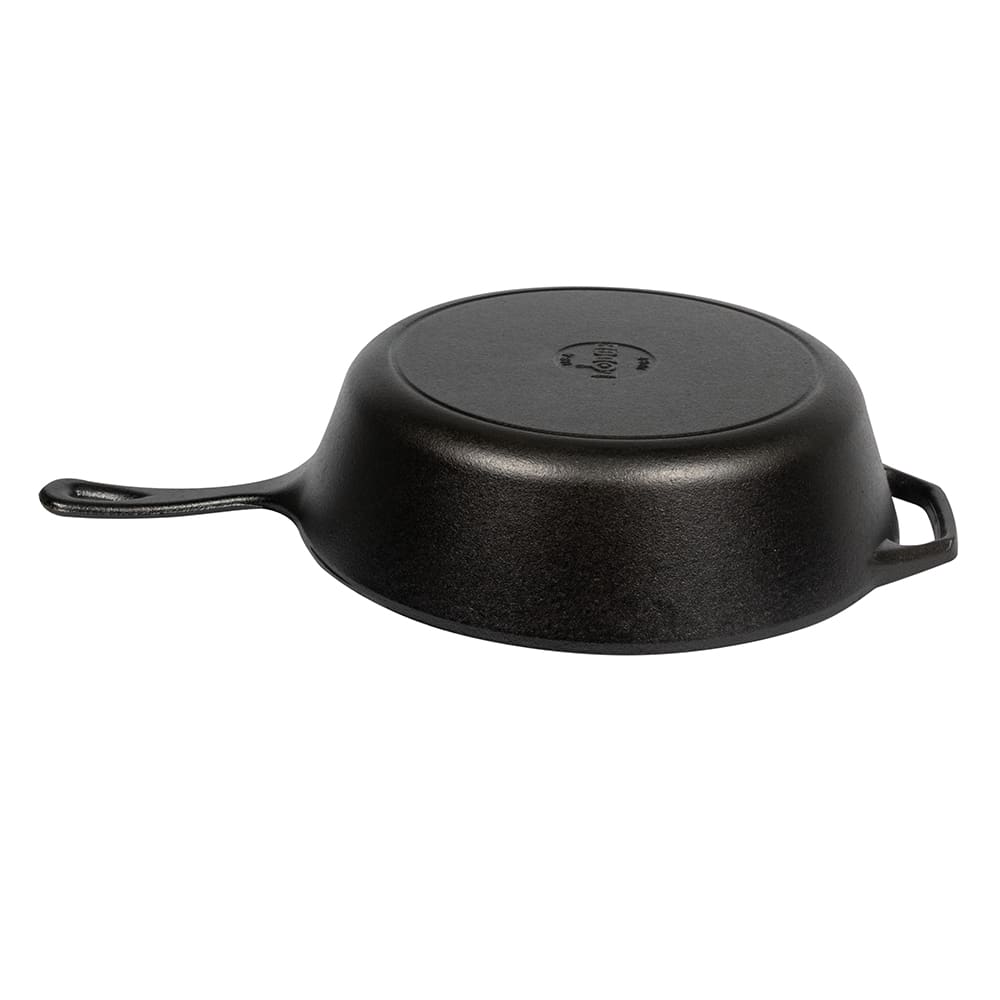 Lodge L8DSK3 10 1/4 Pre-Seasoned Cast Iron Deep Skillet with Cover