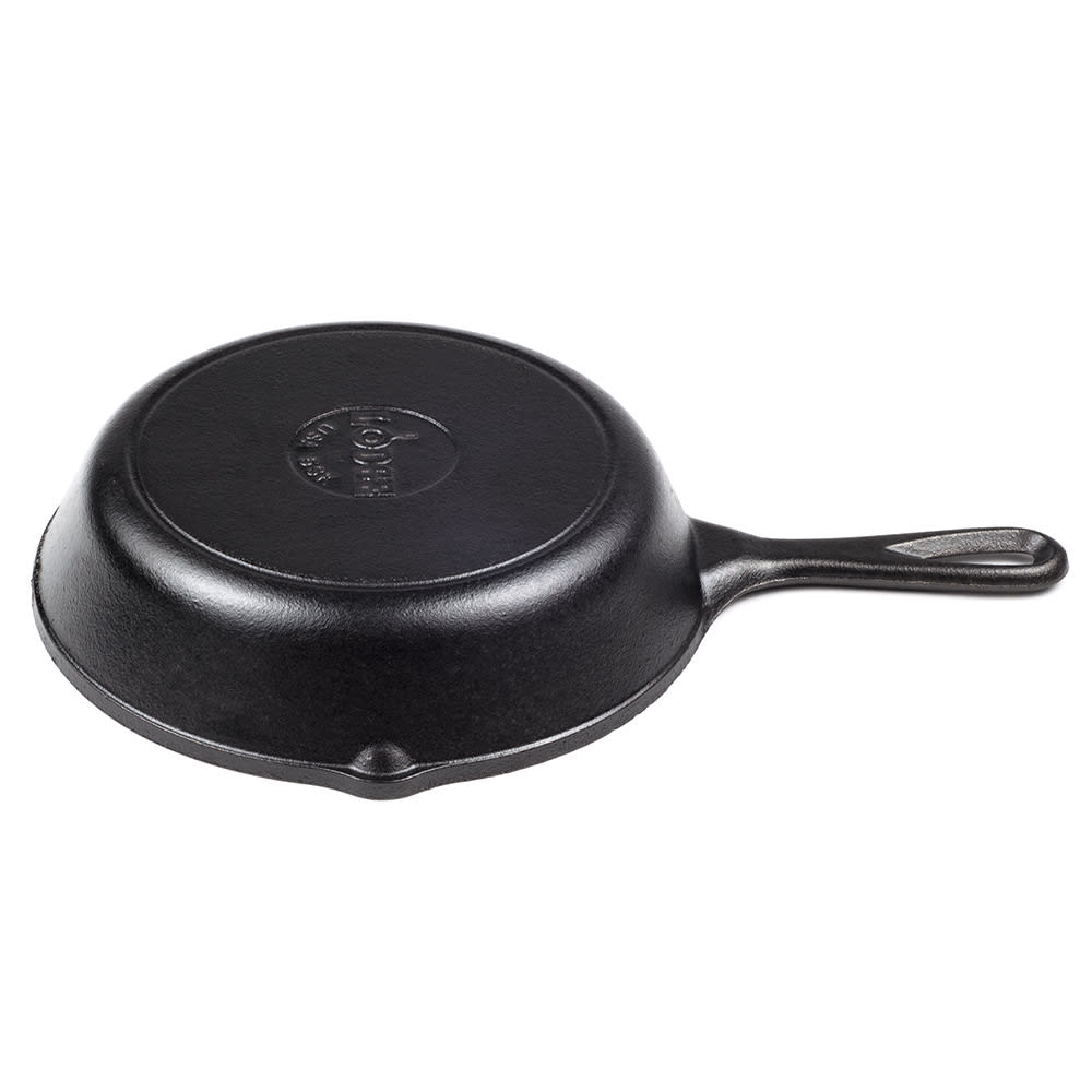 Lodge L5SK3 8 Pre-Seasoned Cast Iron Skillet with Cover