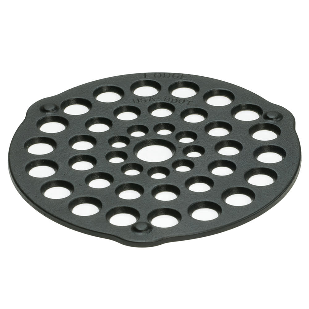 261-L8DOT3 8" Round Cast Iron Trivet