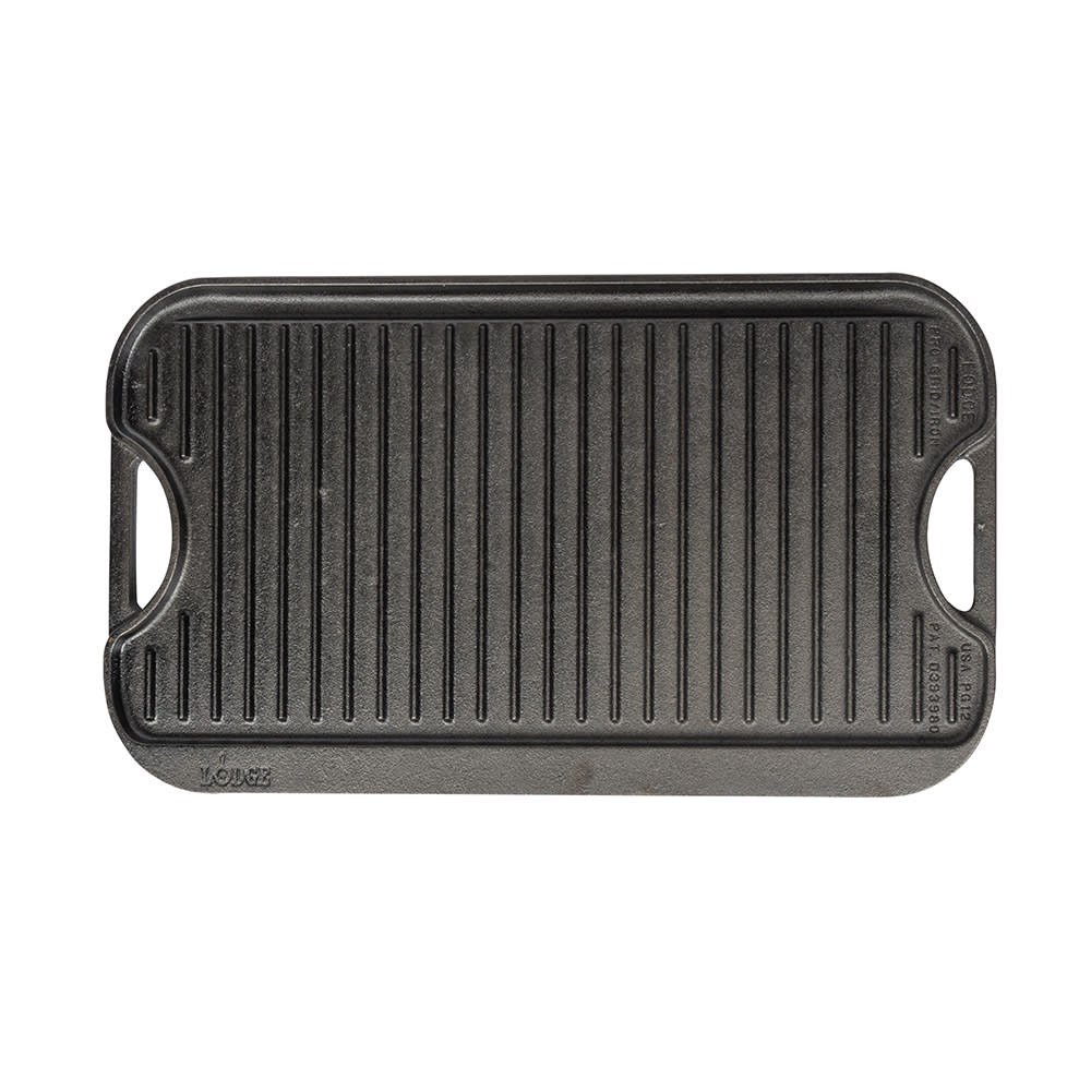 Lodge Pro-Grid 20 in. Black Cast Iron Reversible Stovetop Griddle