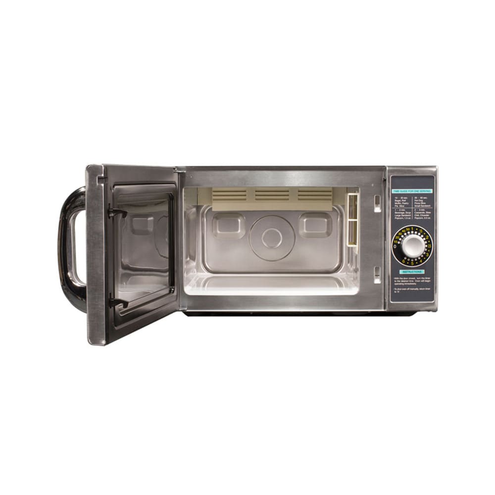 Sharp R21LCFS 1000w Commercial Microwave w/ Dial Control, 120v